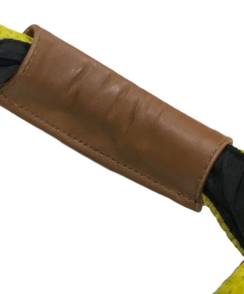 MM6 Maison Margiela（エムエムシックスメゾンマルジェラ）MM6 Maison Margiela (エムエムシックスメゾンマルジェラ) メッシュジャパニーズバッグ イエローの古着・服飾アイテム