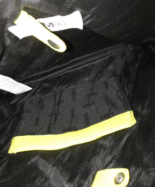 MM6 Maison Margiela（エムエムシックスメゾンマルジェラ）MM6 Maison Margiela (エムエムシックスメゾンマルジェラ) メッシュジャパニーズバッグ イエローの古着・服飾アイテム