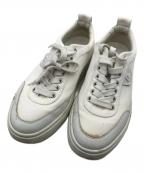 Christian Louboutinクリスチャン・ルブタン）の古着「キャンバスローカットスニーカー」｜ホワイト