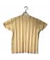 ISSEY MIYAKE (イッセイミヤケ) ストライププリーツカットソー ベージュ サイズ:M：13000円