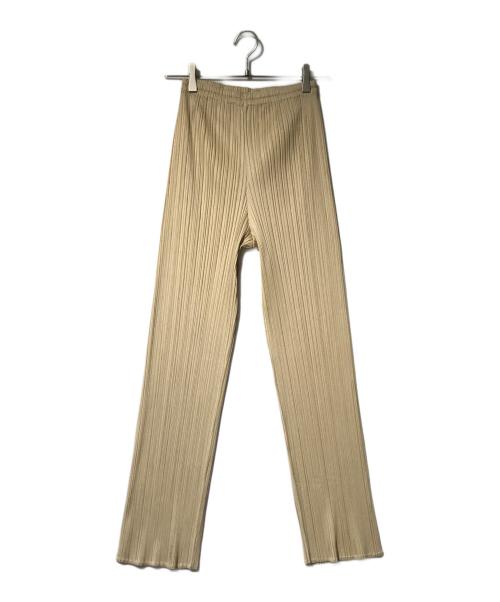 PLEATS PLEASE（プリーツプリーズ）PLEATS PLEASE (プリーツプリーズ) プリーツパンツ ベージュ サイズ:3の古着・服飾アイテム