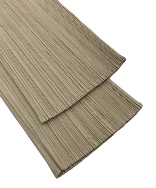 PLEATS PLEASE（プリーツプリーズ）PLEATS PLEASE (プリーツプリーズ) プリーツパンツ ベージュ サイズ:3の古着・服飾アイテム