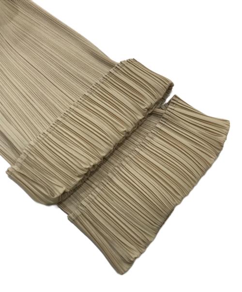 PLEATS PLEASE（プリーツプリーズ）PLEATS PLEASE (プリーツプリーズ) プリーツパンツ ベージュ サイズ:3の古着・服飾アイテム