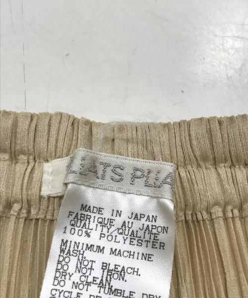 PLEATS PLEASE（プリーツプリーズ）PLEATS PLEASE (プリーツプリーズ) プリーツパンツ ベージュ サイズ:3の古着・服飾アイテム