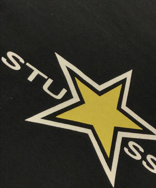 stussy（ステューシー）stussy (ステューシー) スターロゴカットソー ブラック サイズ:Lの古着・服飾アイテム