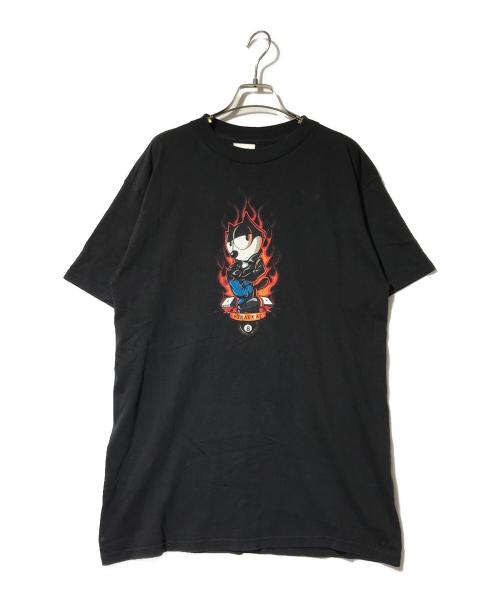 TULTEX（タルテックス）TULTEX (タルテックス) 90'sキャラT ブラック サイズ:Lの古着・服飾アイテム