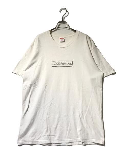 SUPREME（シュプリーム）SUPREME (シュプリーム) Kaws chalk box logo tee ホワイト サイズ:Lの古着・服飾アイテム