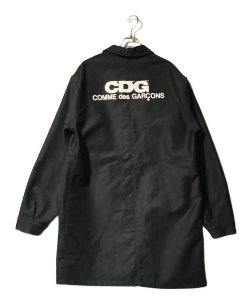 CDG（シーディージー）CDG (シーディージー) LE LABOUREUR (ル ラブルール) バックプリント ワークジャケット ブラック サイズ:XLの古着・服飾アイテム