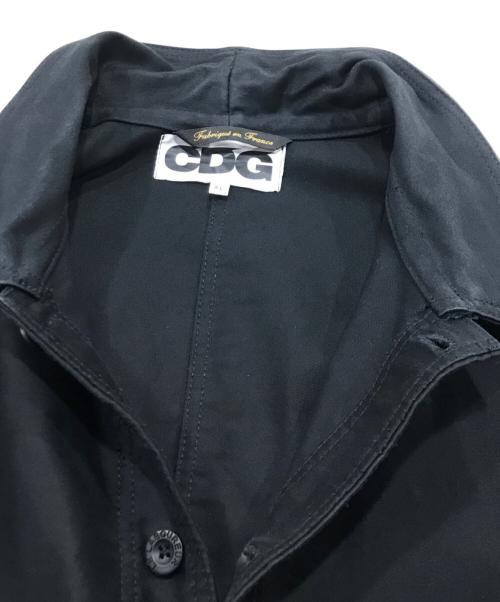 CDG（シーディージー）CDG (シーディージー) LE LABOUREUR (ル ラブルール) バックプリント ワークジャケット ブラック サイズ:XLの古着・服飾アイテム