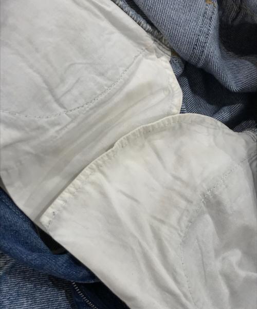 Maison Margiela（メゾンマルジェラ）Maison Margiela (メゾンマルジェラ) PANTS 5 POCKETSスラッシュデニムパンツ（パンツ　5ポケット　スラッシュデニムパンツ　） インディゴ サイズ:38の古着・服飾アイテム