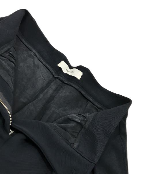 TODAYFUL（トゥデイフル）TODAYFUL (トゥデイフル) Doubletuck Twill Trousers（ダブルタック　ツイル　トラウザー） ブラック サイズ:38の古着・服飾アイテム