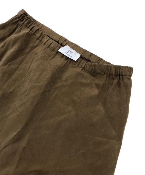 1er Arrondissement（プルミエ アロンディスモン）1er Arrondissement (プルミエ アロンディスモン) キュプラフィブリルマーメイドスカート ブラウン サイズ:38の古着・服飾アイテム