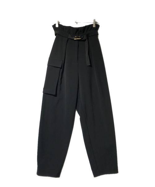 THINGS THAT MATTER（シングスザットマター）THINGS THAT MATTER (シングスザットマター) DOUBLE CLOTH WORK PANTS（ダブル　クロース　ワークパンツ） ブラック サイズ:2の古着・服飾アイテム