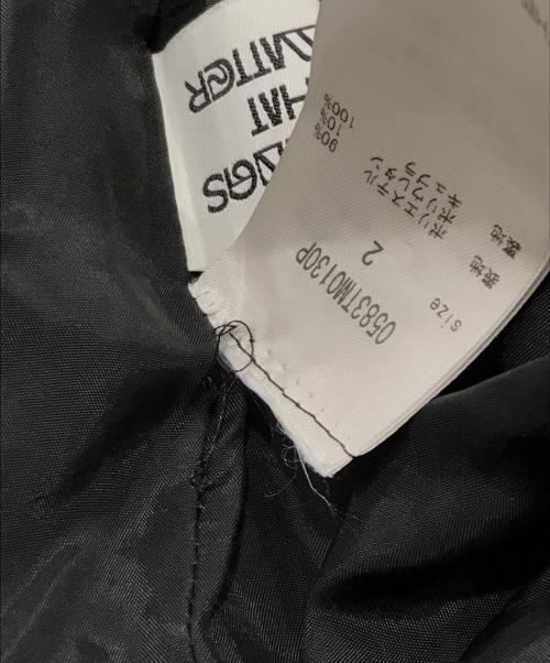 THINGS THAT MATTER（シングスザットマター）THINGS THAT MATTER (シングスザットマター) DOUBLE CLOTH WORK PANTS（ダブル　クロース　ワークパンツ） ブラック サイズ:2の古着・服飾アイテム