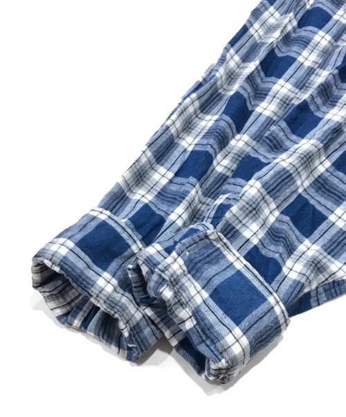 stussy（ステューシー）stussy (ステューシー) ネルシャツ ブルー サイズ:XLの古着・服飾アイテム