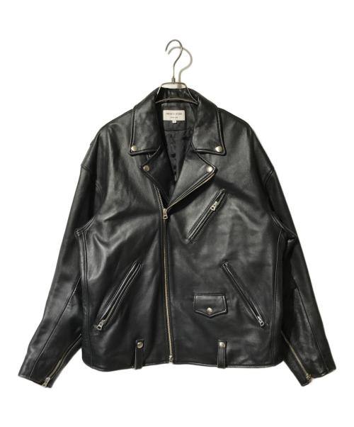 FREAK'S STORE（フリークスストア）FREAK'S STORE (フリークストア) ダブルライダースジャケット ブラック サイズ:Mの古着・服飾アイテム