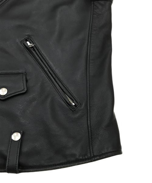 FREAK'S STORE（フリークスストア）FREAK'S STORE (フリークストア) ダブルライダースジャケット ブラック サイズ:Mの古着・服飾アイテム