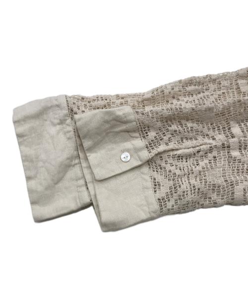 R'IAM-Plage（リアムプラージュ）R'IAM-Plage (リアムプラージュ) レースシャツ ベージュ サイズ:Fの古着・服飾アイテム