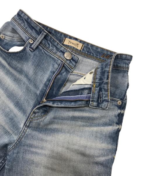 YANUK（ヤヌーク）YANUK (ヤヌーク) ワイドストレートLILITH インディゴ サイズ:Ｗ23の古着・服飾アイテム