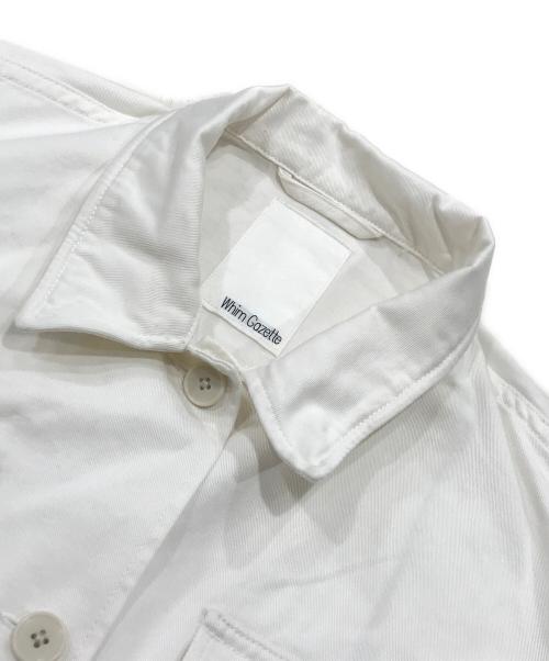 Whim Gazette（ウィムガゼット）Whim Gazette (ウィムガゼット) ミリタリージャケット ホワイト サイズ:Fの古着・服飾アイテム