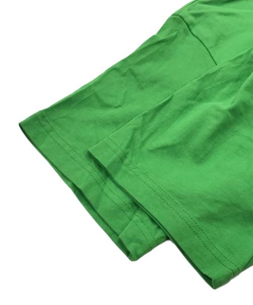 COMME des GARCONS SHIRT（コムデギャルソンシャツ）COMME des GARCONS SHIRT (コムデギャルソンシャツ) コットンジャージクルーネックS/Sロゴカットソー グリーン サイズ:Sの古着・服飾アイテム