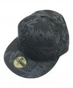 New Era×stussyニューエラ×ステューシー）の古着「ベースボールキャップ」｜ブラック