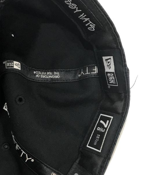 New Era（ニューエラ）New Era (ニューエラ) stussy (ステューシー) ベースボールキャップ ブラックの古着・服飾アイテム