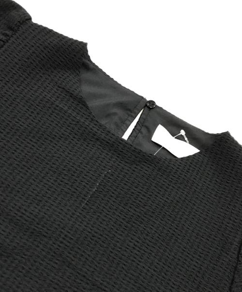 B:MING LIFE STORE（ビーミングライフストア）B:MING LIFE STORE (ビーミングライフストア) シアーサッカーワンピース ブラック サイズ:Mの古着・服飾アイテム