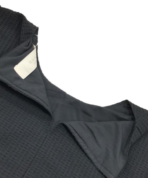 B:MING LIFE STORE（ビーミングライフストア）B:MING LIFE STORE (ビーミングライフストア) シアーサッカーワンピース ブラック サイズ:Mの古着・服飾アイテム