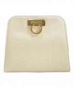 Salvatore Ferragamoサルヴァトーレ フェラガモ）の古着「ガンチーニチェーンショルダーバッグ」｜ホワイト