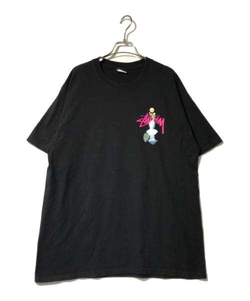 stussy（ステューシー）stussy (ステューシー) PSYCHEDELIC TEE(サイケデリック　ティー) ブラック サイズ:Lの古着・服飾アイテム