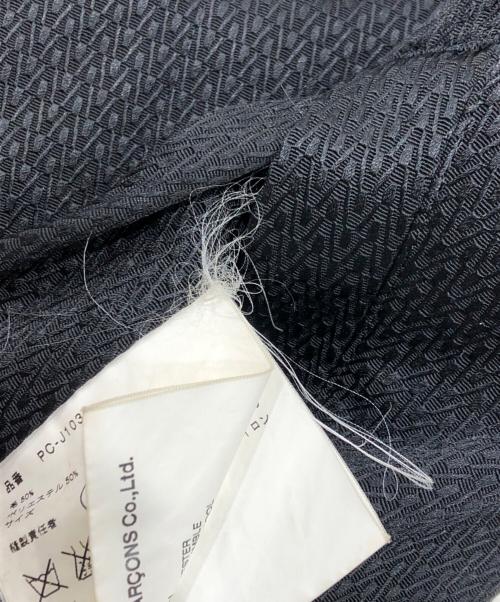 COMME des GARCONS HOMME PLUS（コムデギャルソンオムプリュス）COMME des GARCONS HOMME PLUS (コムデギャルソンオムプリュス) 比翼ジャケット ブラック サイズ:Mの古着・服飾アイテム