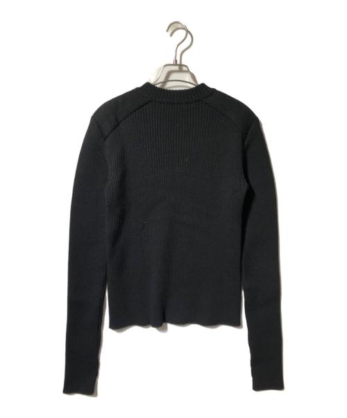 JOHN LAWRENCE SULLIVAN（ジョン ローレンス サリバン）JOHN LAWRENCE SULLIVAN (ジョン ローレンス サリバン) SHOULDER PAD KNIT SWEATER ブラック サイズ:Sの古着・服飾アイテム