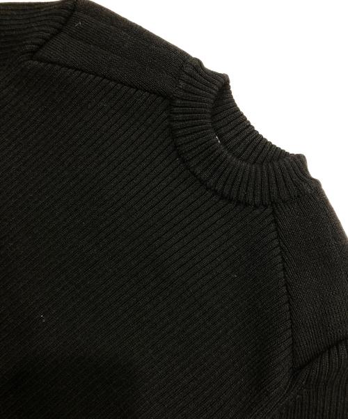 JOHN LAWRENCE SULLIVAN（ジョン ローレンス サリバン）JOHN LAWRENCE SULLIVAN (ジョン ローレンス サリバン) SHOULDER PAD KNIT SWEATER ブラック サイズ:Sの古着・服飾アイテム