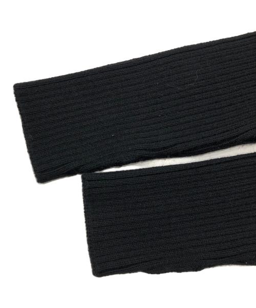 JOHN LAWRENCE SULLIVAN（ジョン ローレンス サリバン）JOHN LAWRENCE SULLIVAN (ジョン ローレンス サリバン) SHOULDER PAD KNIT SWEATER ブラック サイズ:Sの古着・服飾アイテム