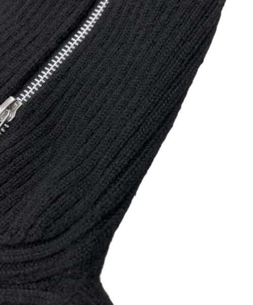 JOHN LAWRENCE SULLIVAN（ジョン ローレンス サリバン）JOHN LAWRENCE SULLIVAN (ジョン ローレンス サリバン) SHOULDER PAD KNIT SWEATER ブラック サイズ:Sの古着・服飾アイテム