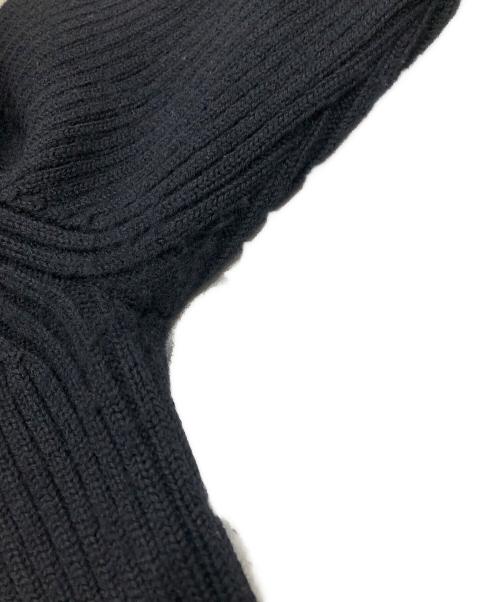 JOHN LAWRENCE SULLIVAN（ジョン ローレンス サリバン）JOHN LAWRENCE SULLIVAN (ジョン ローレンス サリバン) SHOULDER PAD KNIT SWEATER ブラック サイズ:Sの古着・服飾アイテム