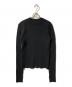 JOHN LAWRENCE SULLIVAN（ジョン ローレンス サリバン）の古着「SHOULDER PAD KNIT SWEATER」｜ブラック