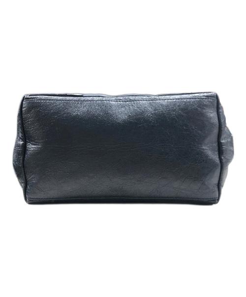 BALENCIAGA（バレンシアガ）BALENCIAGA (バレンシアガ) レザーカバストートバッグ ネイビーの古着・服飾アイテム
