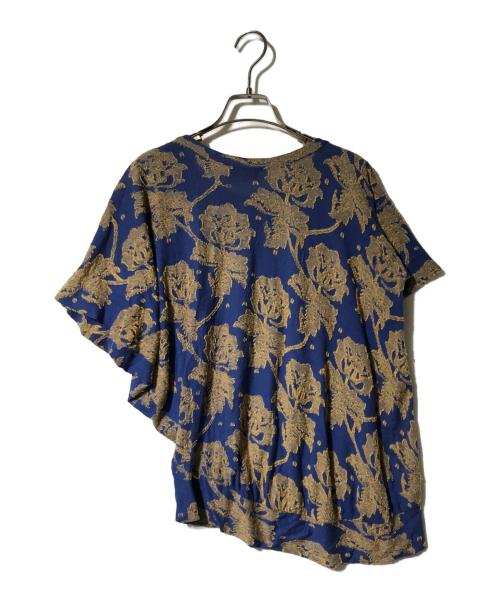 Vivienne Westwood（ヴィヴィアンウエストウッド）Vivienne Westwood (ヴィヴィアンウエストウッド) ジャガードカットソー ブルー サイズ:2の古着・服飾アイテム