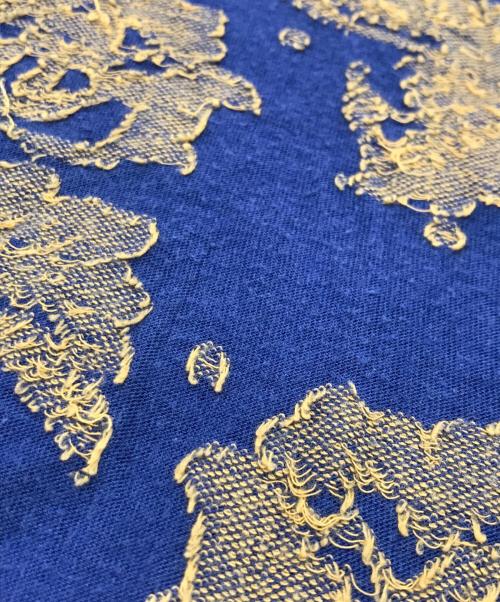 Vivienne Westwood（ヴィヴィアンウエストウッド）Vivienne Westwood (ヴィヴィアンウエストウッド) ジャガードカットソー ブルー サイズ:2の古着・服飾アイテム