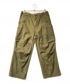 HOUSTON×rebear by johnbullヒューストン×リベアバイジョンブル）の古着「M-65 FIELD CARGO PANTS（エム65　フィールドカーゴパンツ）」｜カーキ