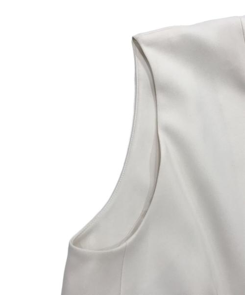 BEAUTY&YOUTH（ビューティーアンドユース）BEAUTY&YOUTH (ビューティーアンドユース) ツイルカラーレスベスト ベージュ サイズ:36の古着・服飾アイテム