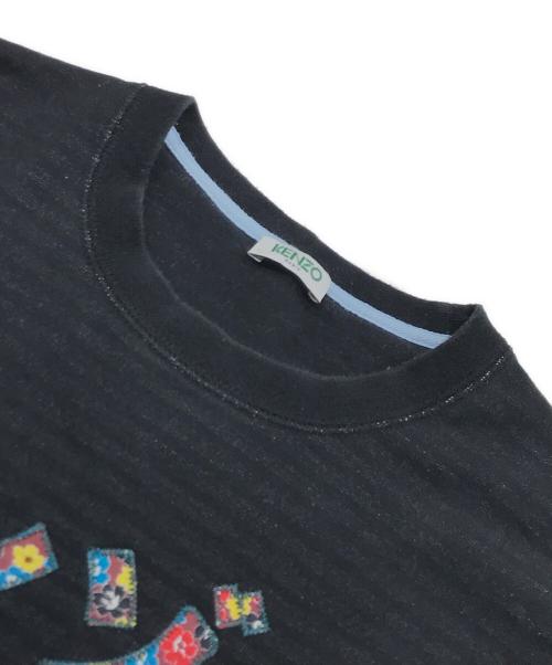 KENZO（ケンゾー）KENZO (ケンゾー) ロゴ刺繍スウェット ブラック サイズ:不明の古着・服飾アイテム