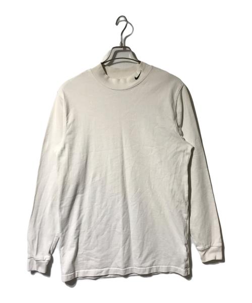 NIKE（ナイキ）NIKE (ナイキ) MOCK NECK SHIRT PHANTOM（モックネック　シャツ　ファントム）　 ホワイト サイズ:Ｍの古着・服飾アイテム