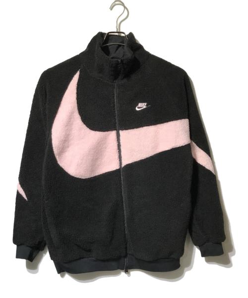 NIKE（ナイキ）NIKE (ナイキ) BIG SWOOSH BOA JACKET/リバーシブルフリースジャケット ブラック サイズ:Ｌの古着・服飾アイテム