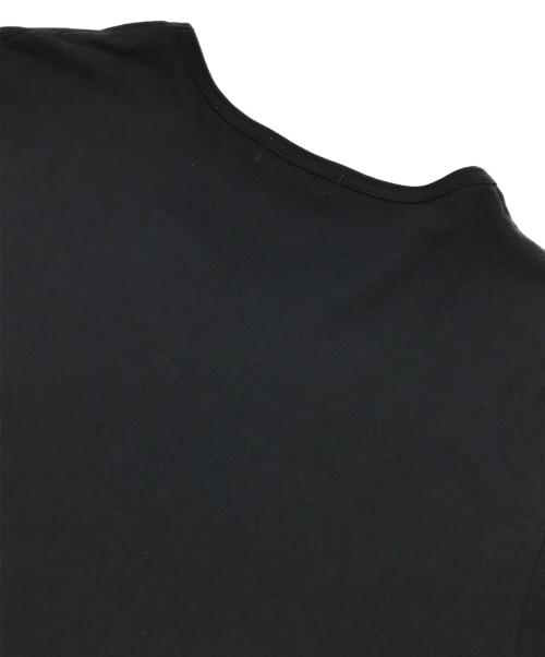 Yohji Yamamoto pour homme（ヨウジヤマモト プールオム）Yohji Yamamoto pour homme (ヨウジヤマモト プールオム) サイドスリットtシャツ ブラック サイズ:3の古着・服飾アイテム