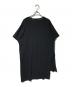 Yohji Yamamoto pour homme (ヨウジヤマモト プールオム) サイドスリットtシャツ ブラック サイズ:3：9000円