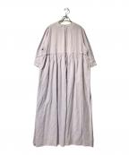 styraステラ）の古着「ギャザーボリュームワンピース」｜パープル