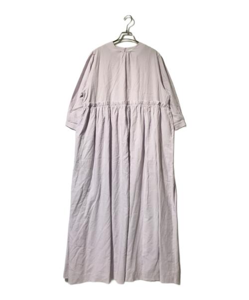 styra（ステラ）styra (ステラ) ギャザーボリュームワンピース パープル サイズ:Fの古着・服飾アイテム